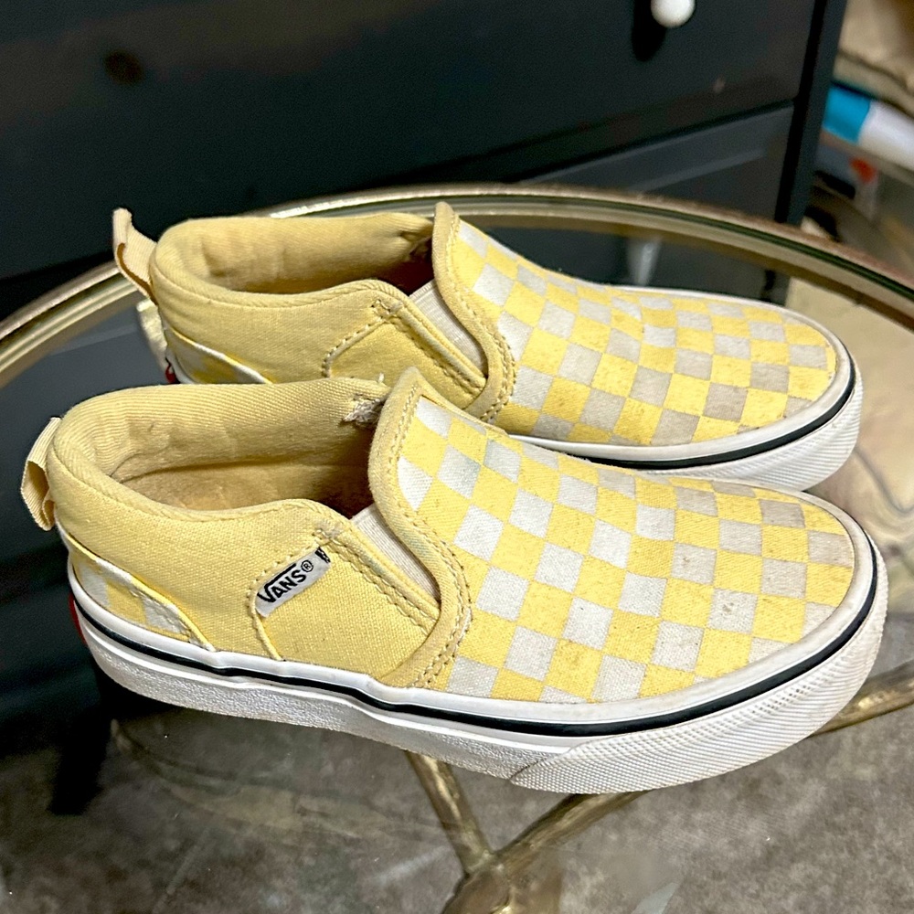 Kids Checkered Vans